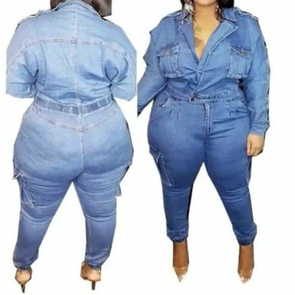 Women’s denim jumpsuit